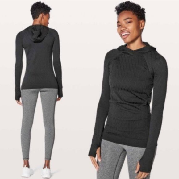 Lululemon Rest Less Hoodie Black / Black (Second Release) - Picture 1 of 8